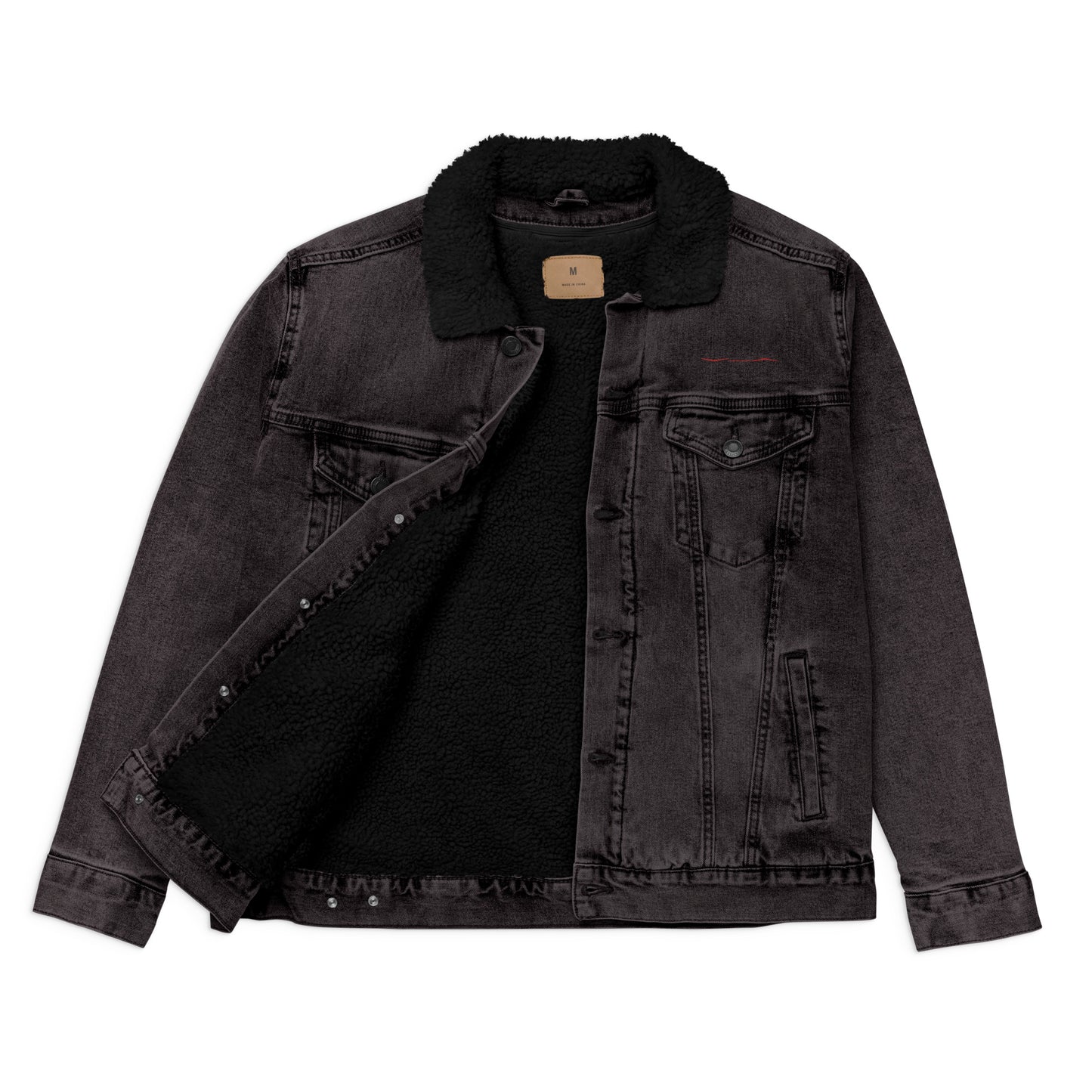 VEA Unisex denim sherpa jacket