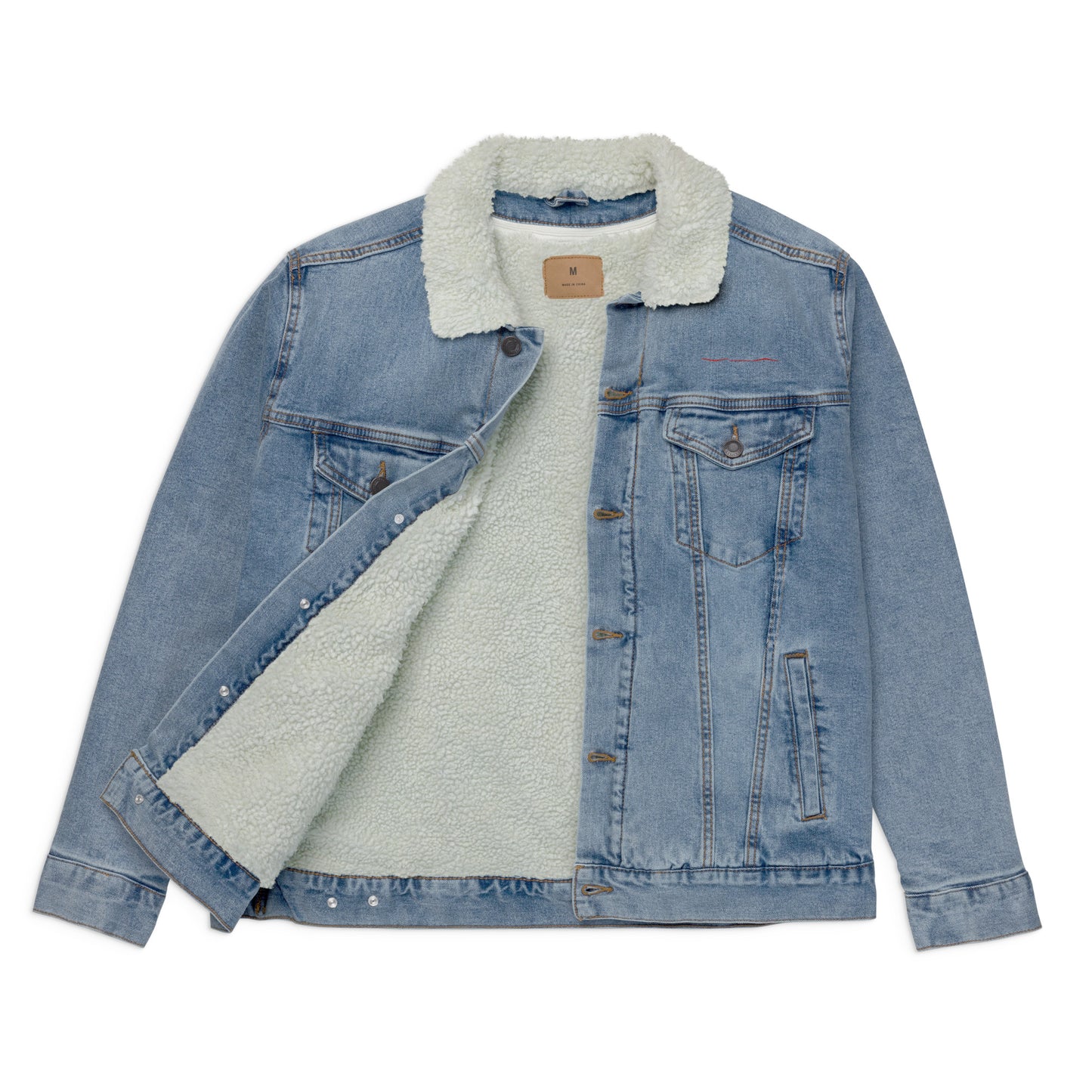 VEA Unisex denim sherpa jacket
