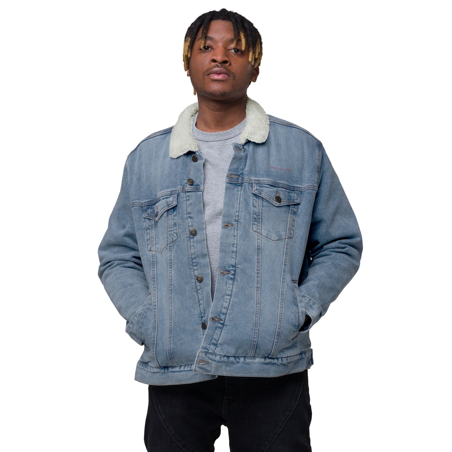 VEA Unisex denim sherpa jacket