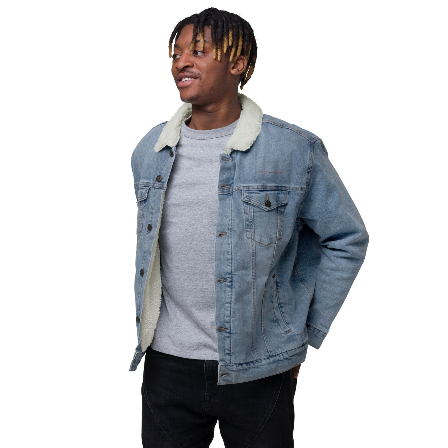 VEA Unisex denim sherpa jacket