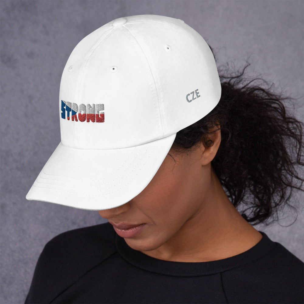 Czech Flag Dad hat
