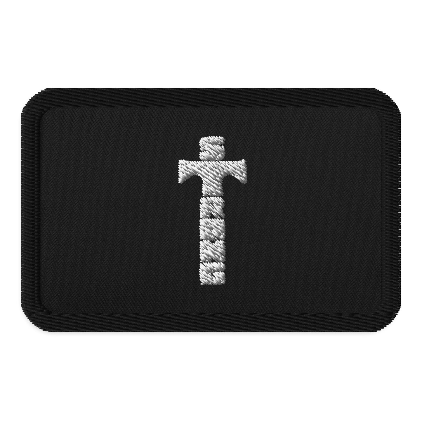 Strong Cross Embroidered patches