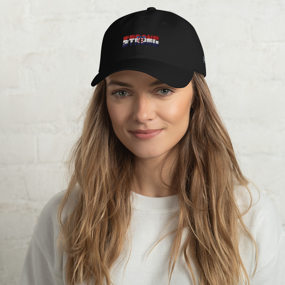 Croatia Flag Dad hat
