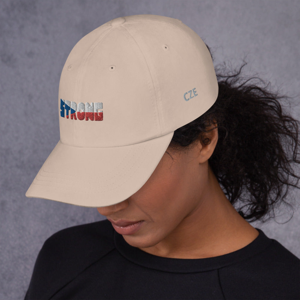 Czech Flag Dad hat