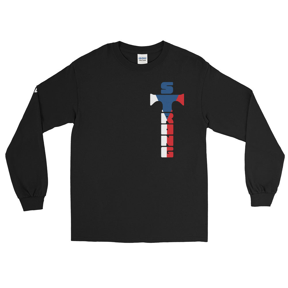 Czech Flag Men’s Long Sleeve Shirt