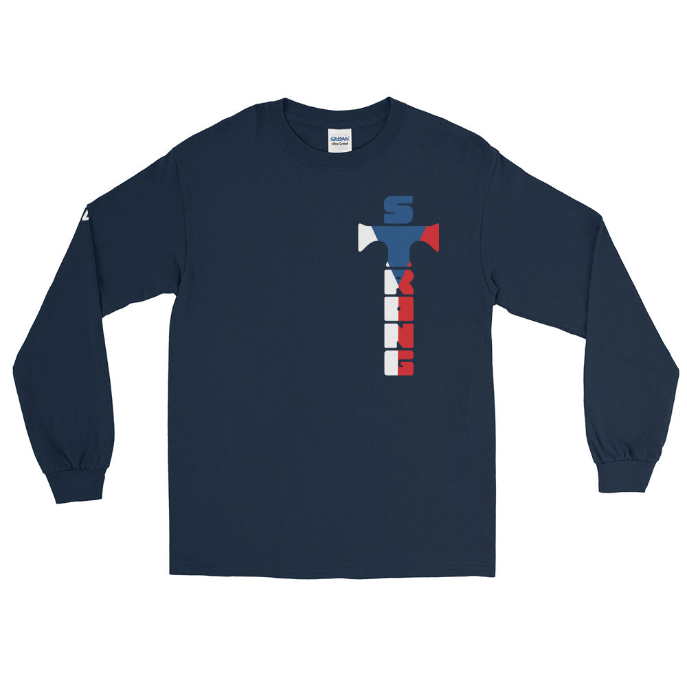 Czech Flag Men’s Long Sleeve Shirt