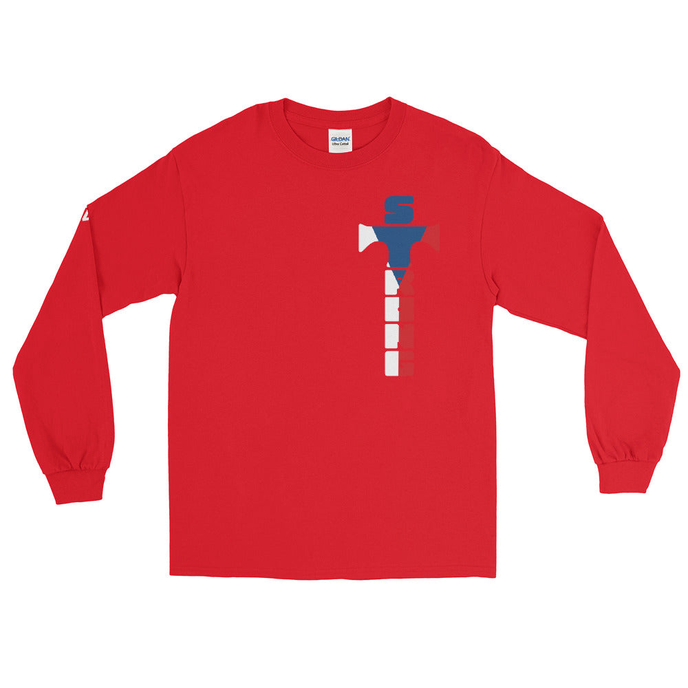 Czech Flag Men’s Long Sleeve Shirt