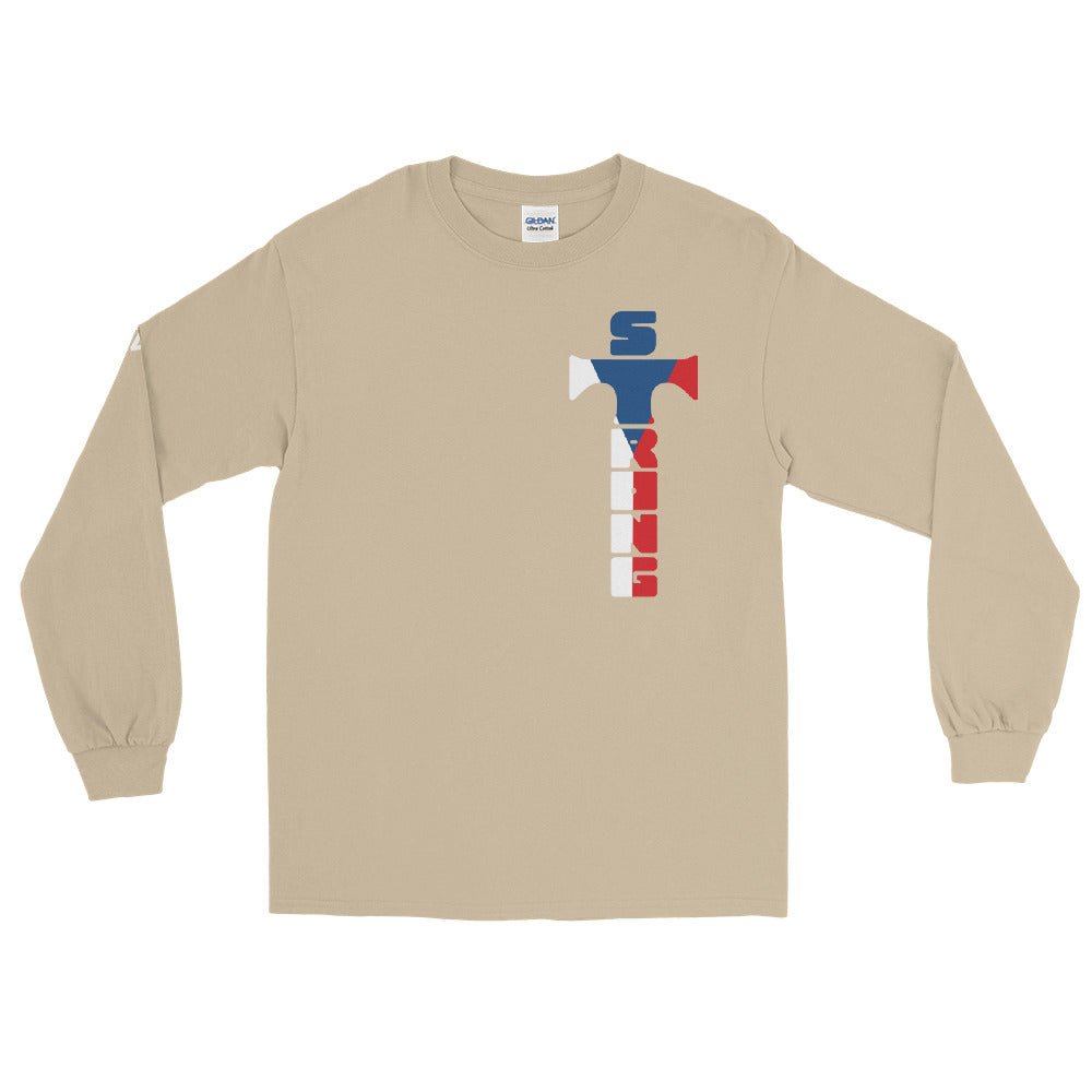 Czech Flag Men’s Long Sleeve Shirt
