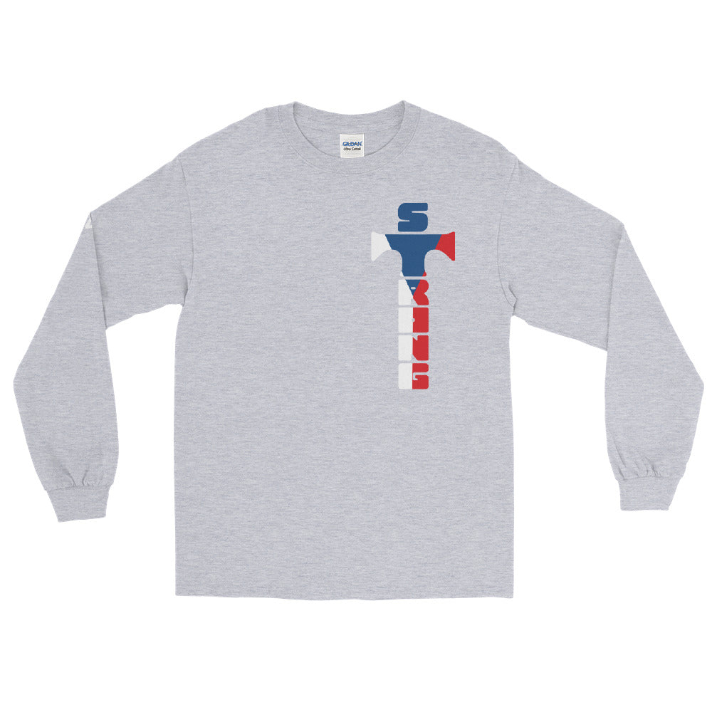 Czech Flag Men’s Long Sleeve Shirt