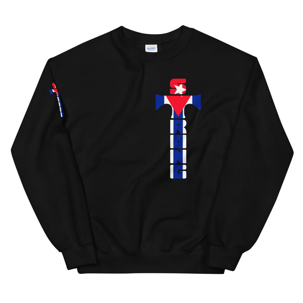 Cuban Flag Cross Unisex Sweatshirt