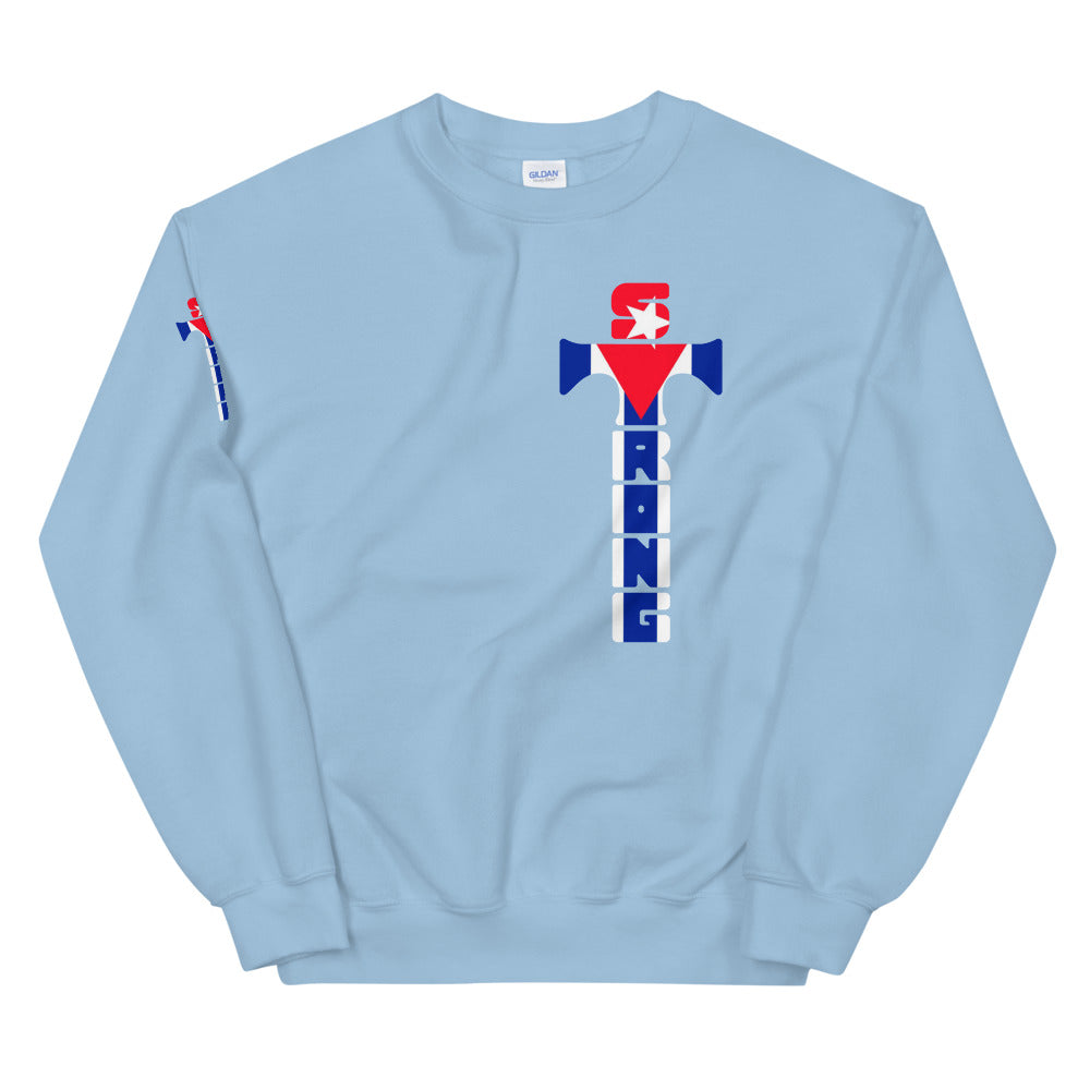 Cuban Flag Cross Unisex Sweatshirt