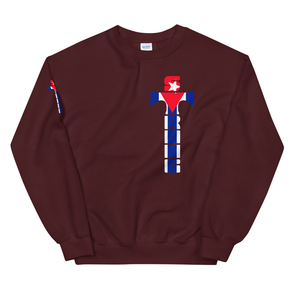 Cuban Flag Cross Unisex Sweatshirt