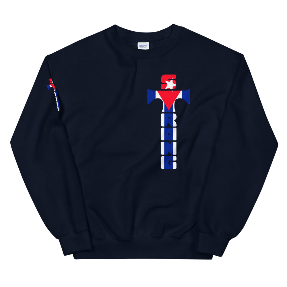 Cuban Flag Cross Unisex Sweatshirt