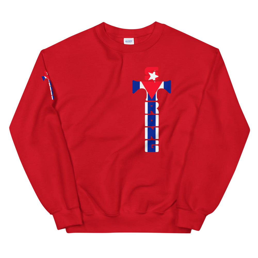 Cuban Flag Cross Unisex Sweatshirt