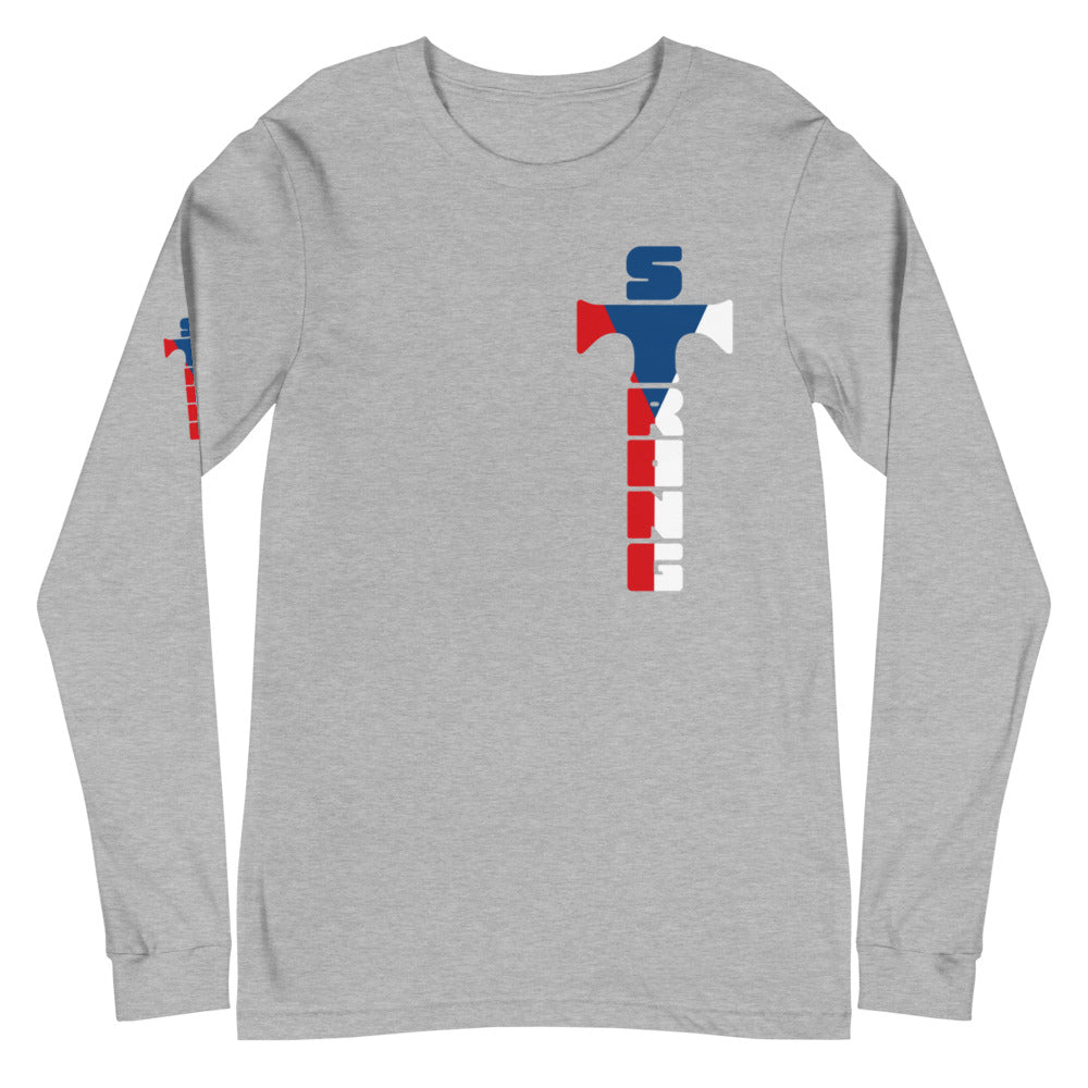Czech Flag Unisex Long Sleeve Tee