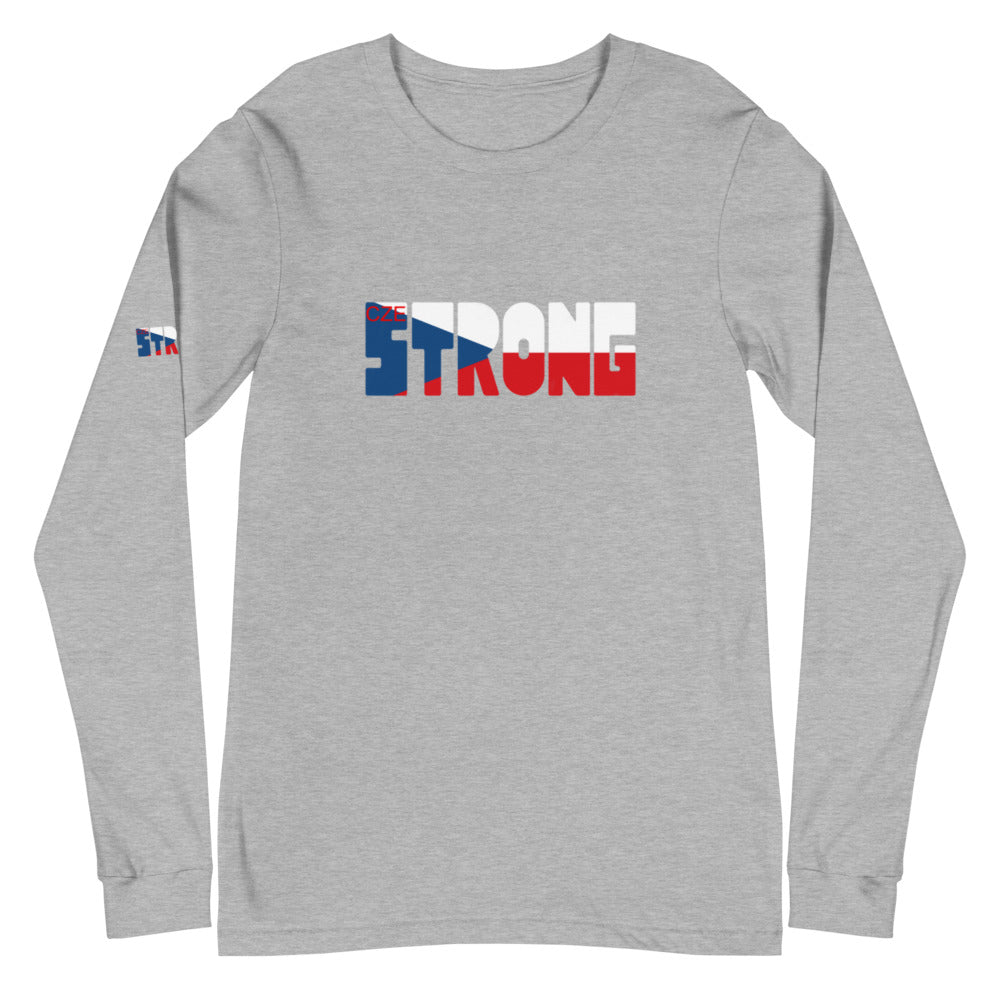 Czech Flag Unisex Long Sleeve Tee