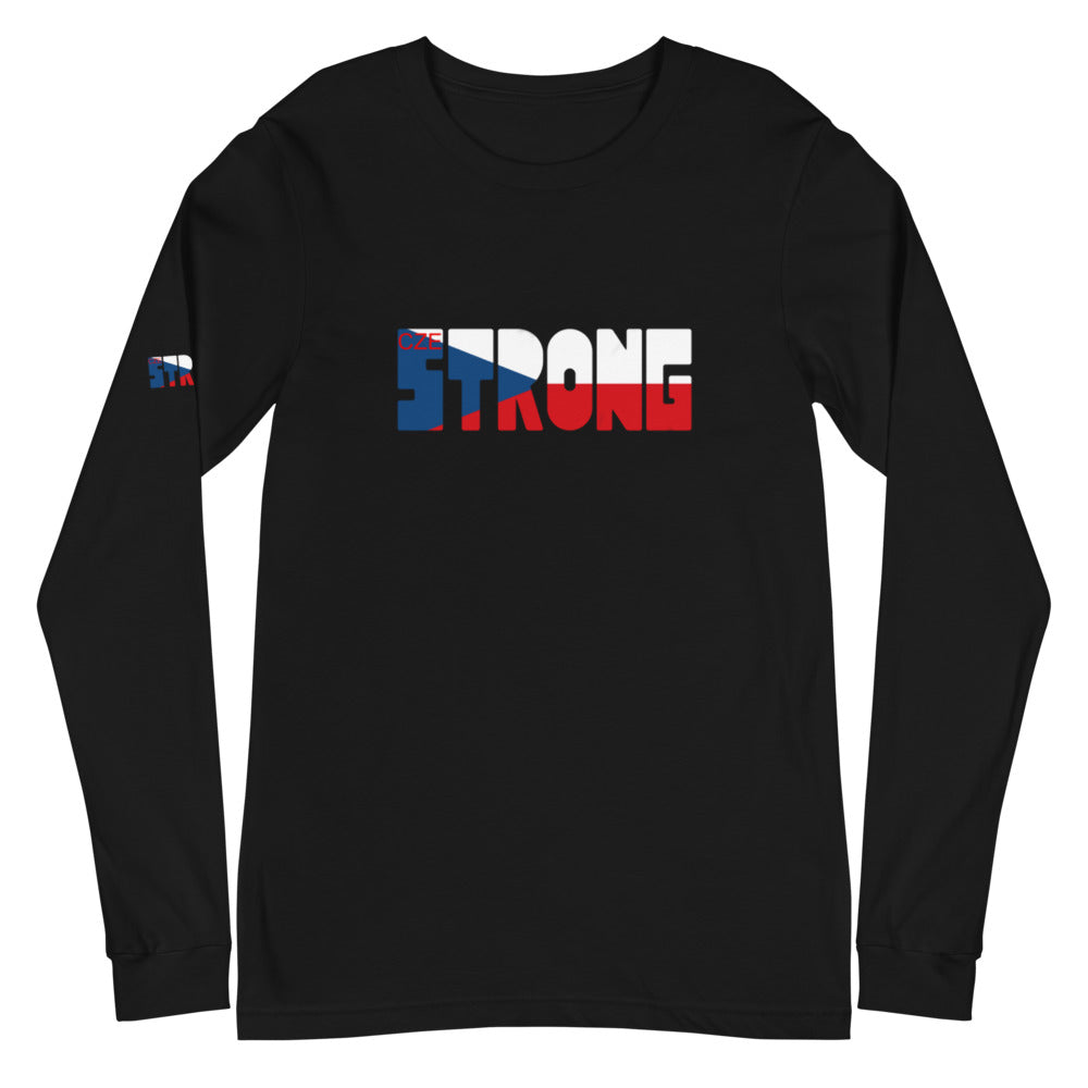 Czech Flag Unisex Long Sleeve Tee