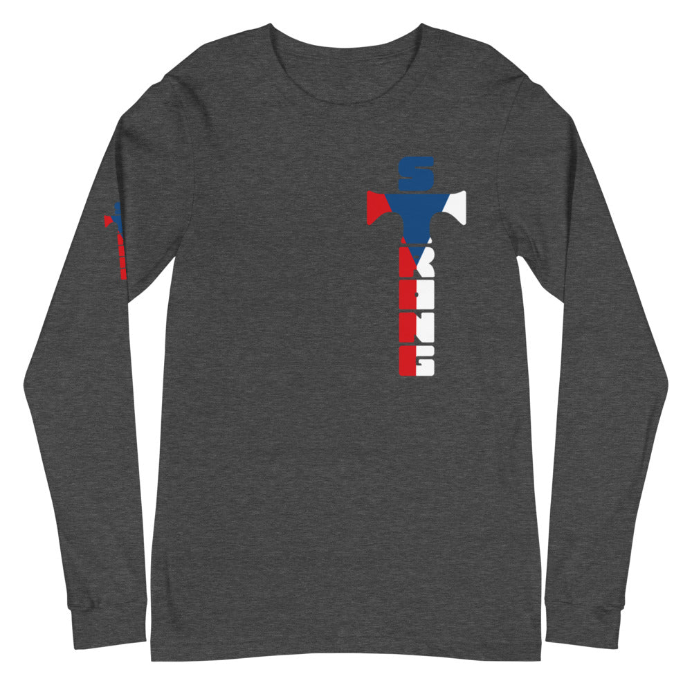 Czech Flag Unisex Long Sleeve Tee