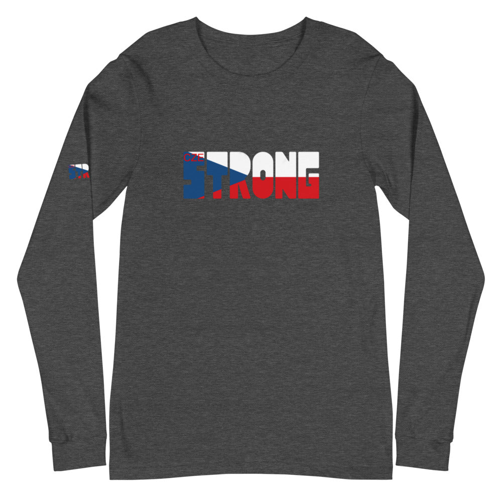 Czech Flag Unisex Long Sleeve Tee