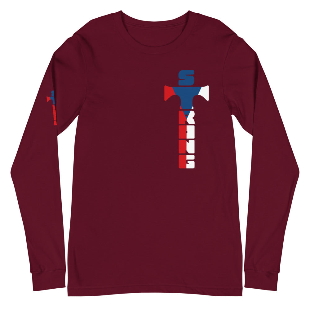 Czech Flag Unisex Long Sleeve Tee
