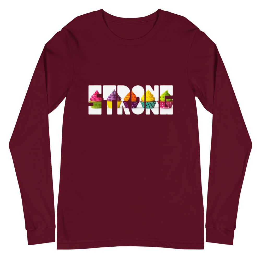 Cupcake Strong' Unisex Long Sleeve Tee