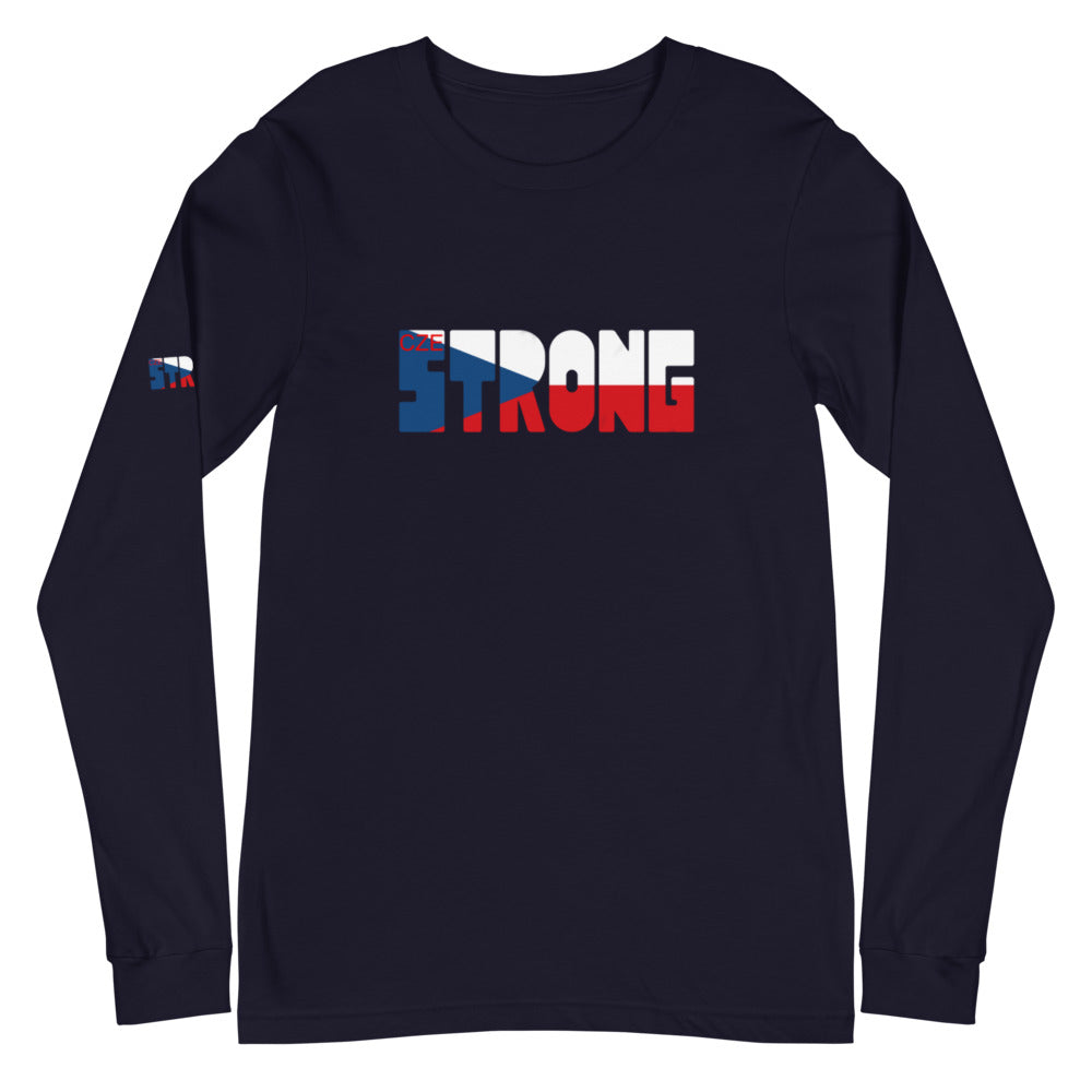 Czech Flag Unisex Long Sleeve Tee