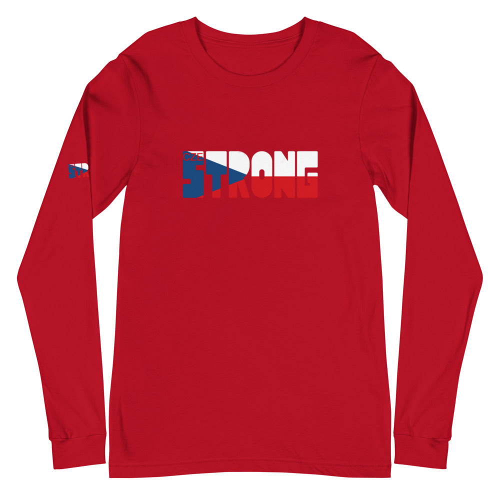 Czech Flag Unisex Long Sleeve Tee
