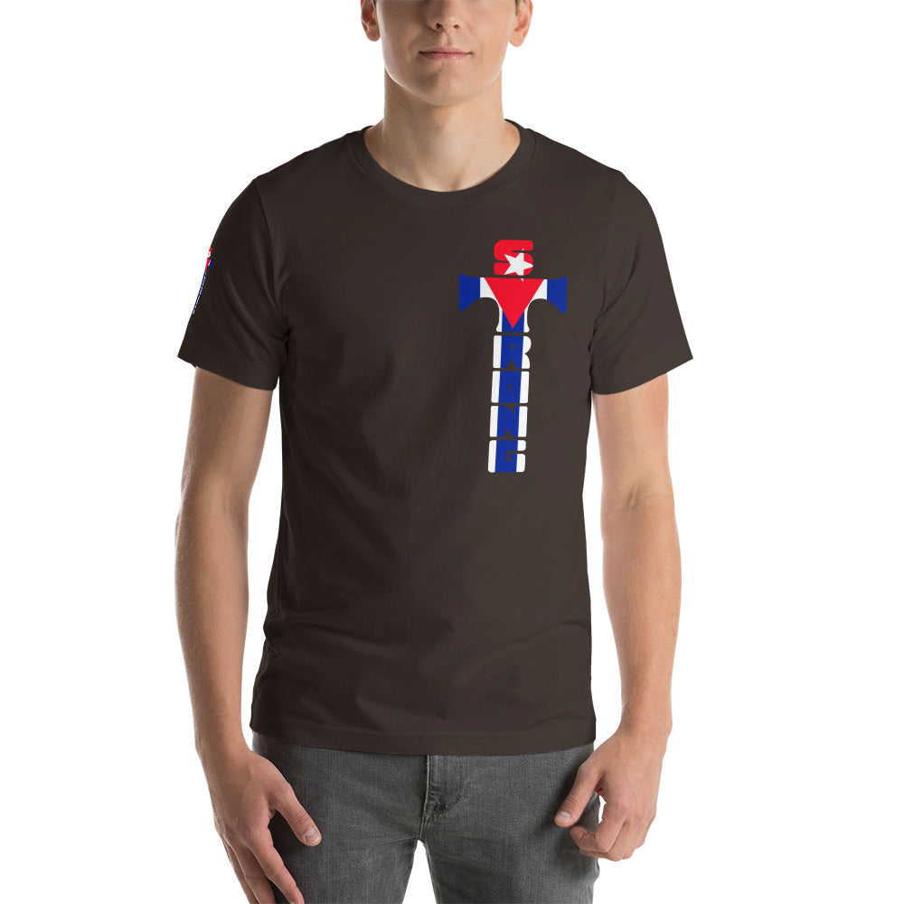 Cuban Flag Short-Sleeve Unisex T-Shirt