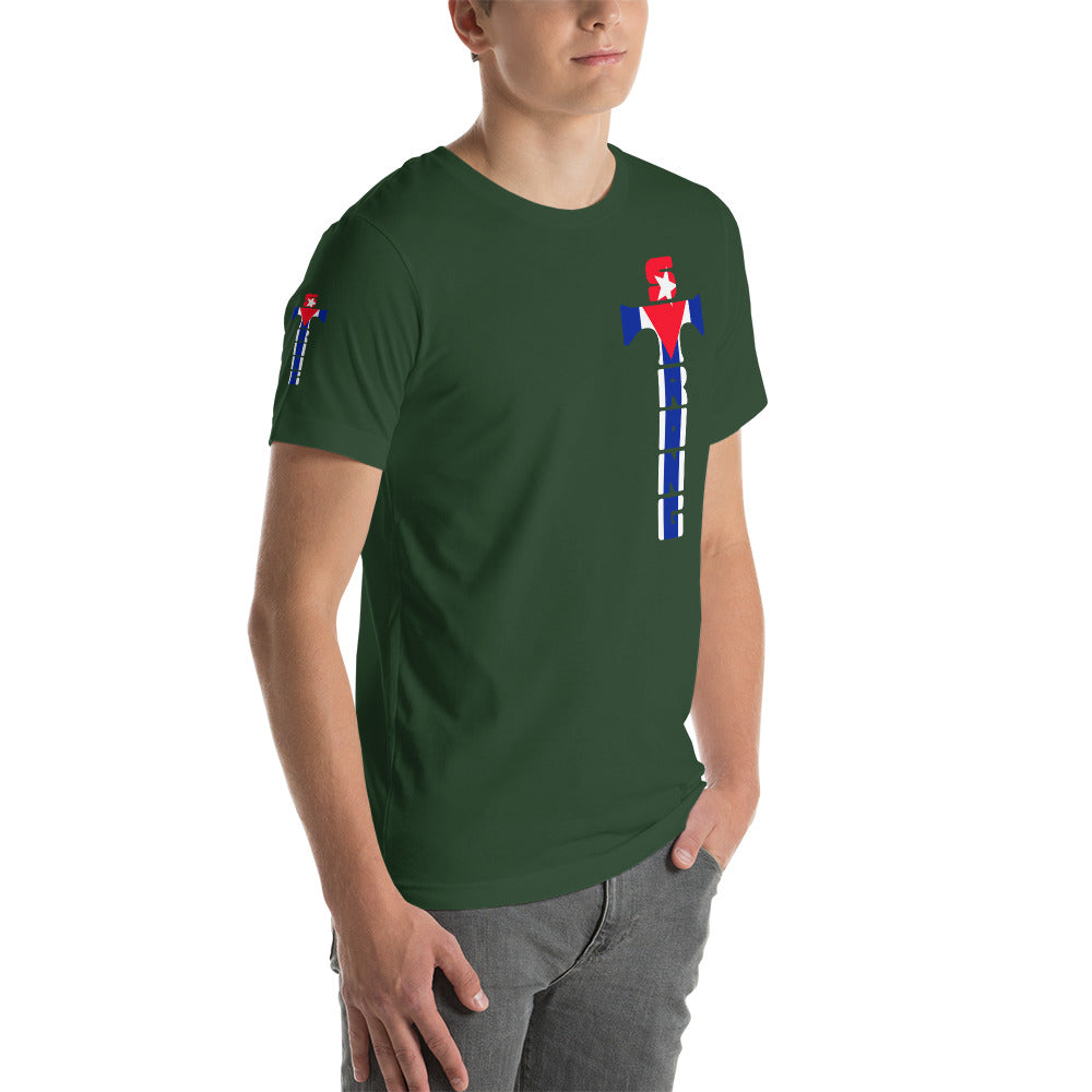Cuban Flag Short-Sleeve Unisex T-Shirt