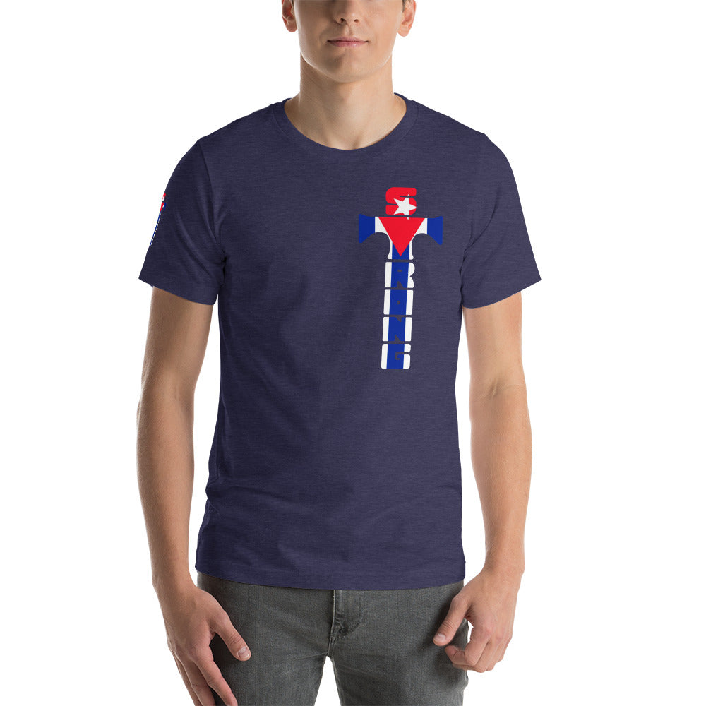 Cuban Flag Short-Sleeve Unisex T-Shirt
