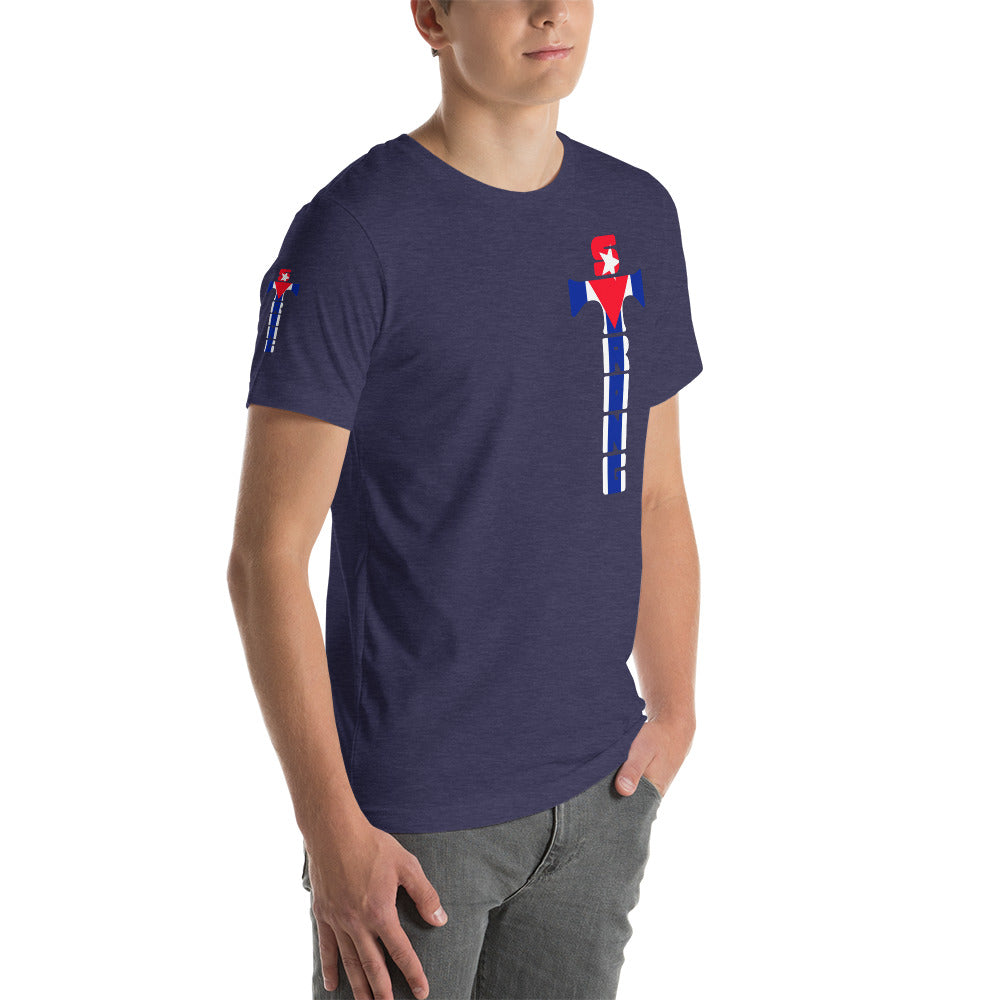 Cuban Flag Short-Sleeve Unisex T-Shirt