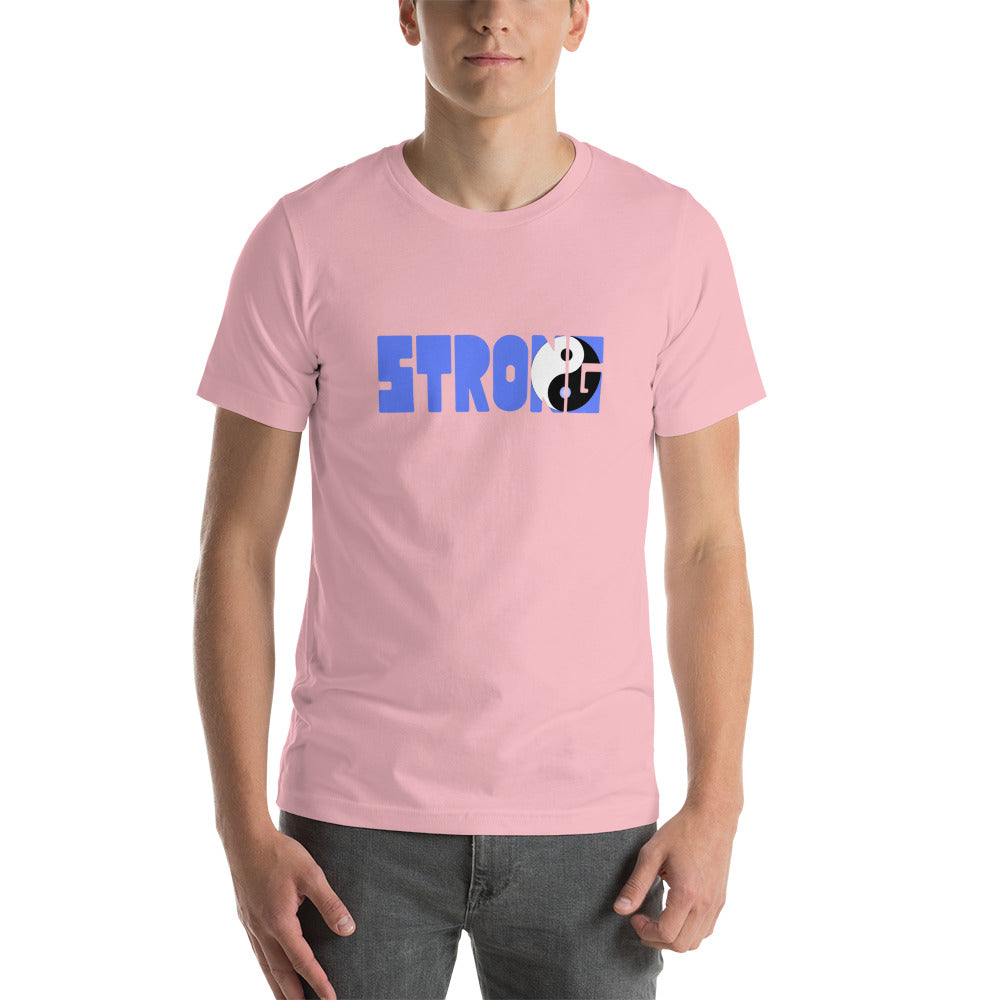 Yin Yang Blue Short-Sleeve Unisex T-Shirt