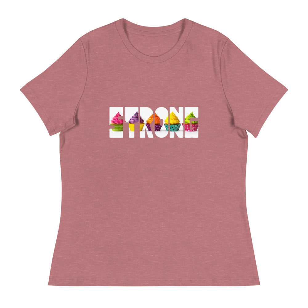 Cupcake Strong' Women's Relaxed T-Shirt