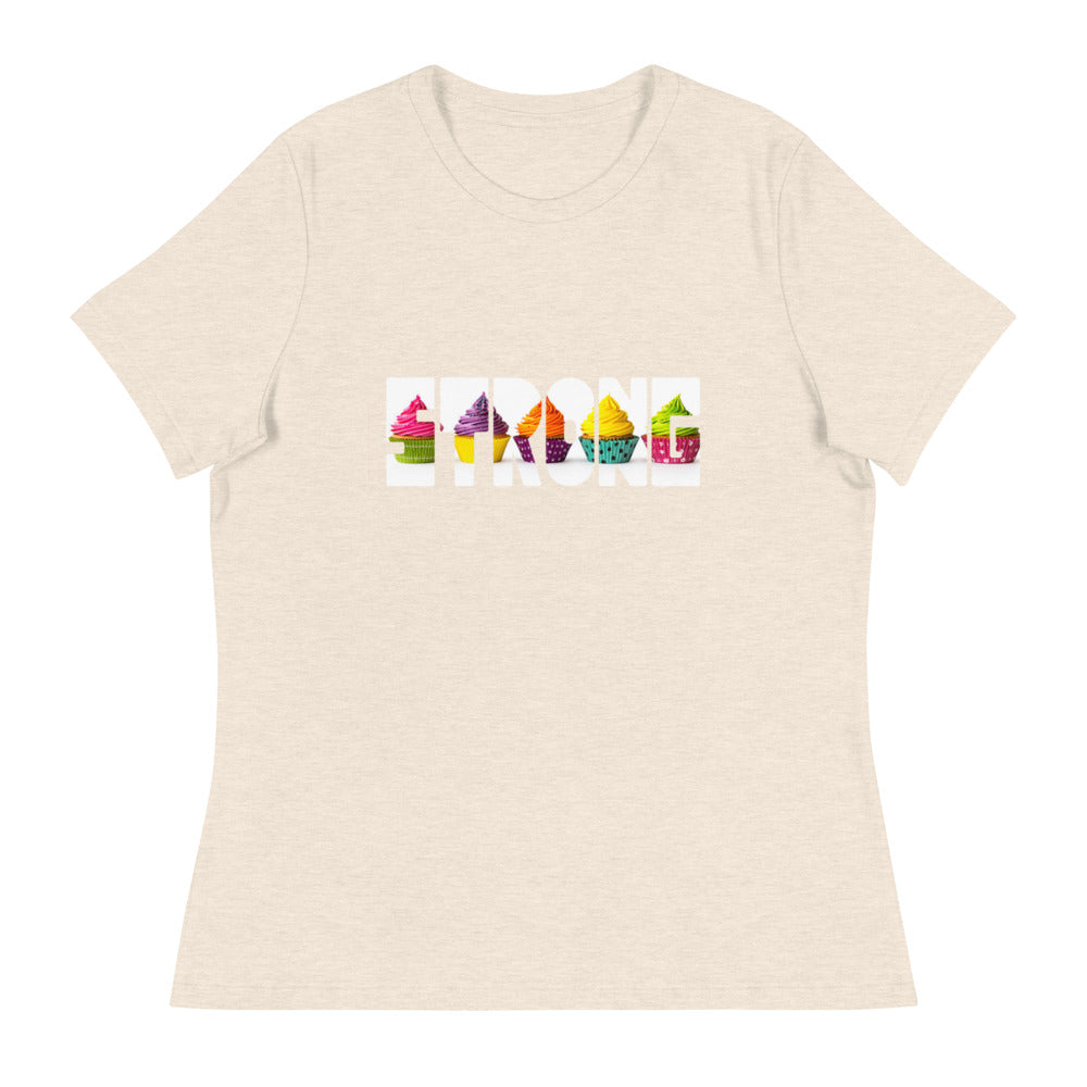 Cupcake Strong' Women's Relaxed T-Shirt