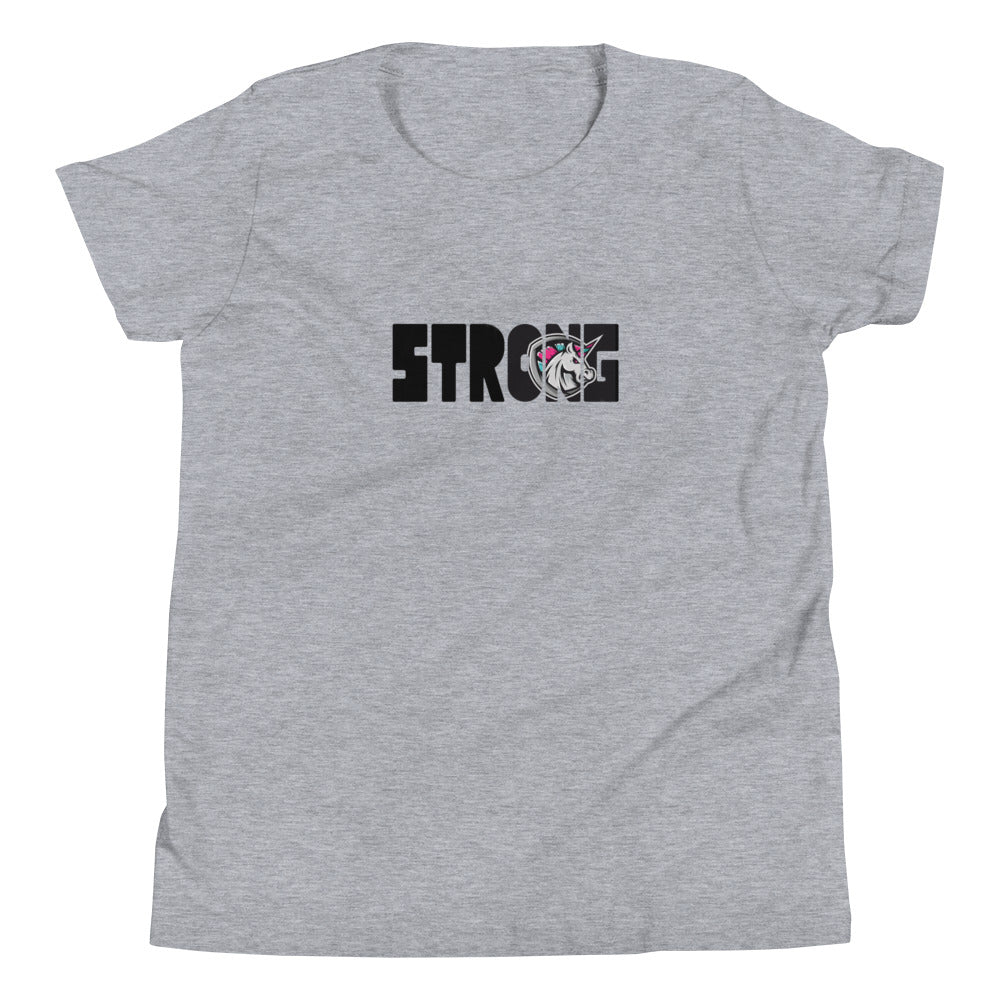 Youth Unicorn Strong Short Sleeve T-Shirt