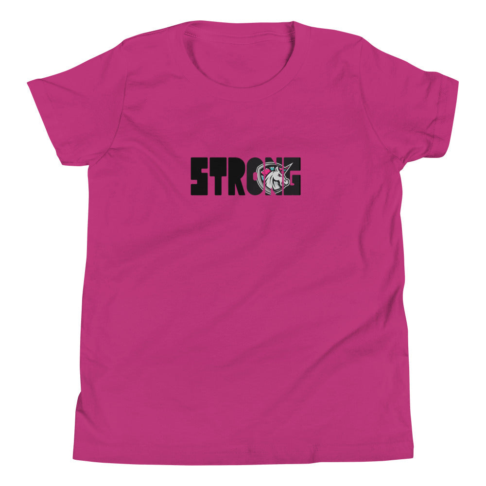 Youth Unicorn Strong Short Sleeve T-Shirt