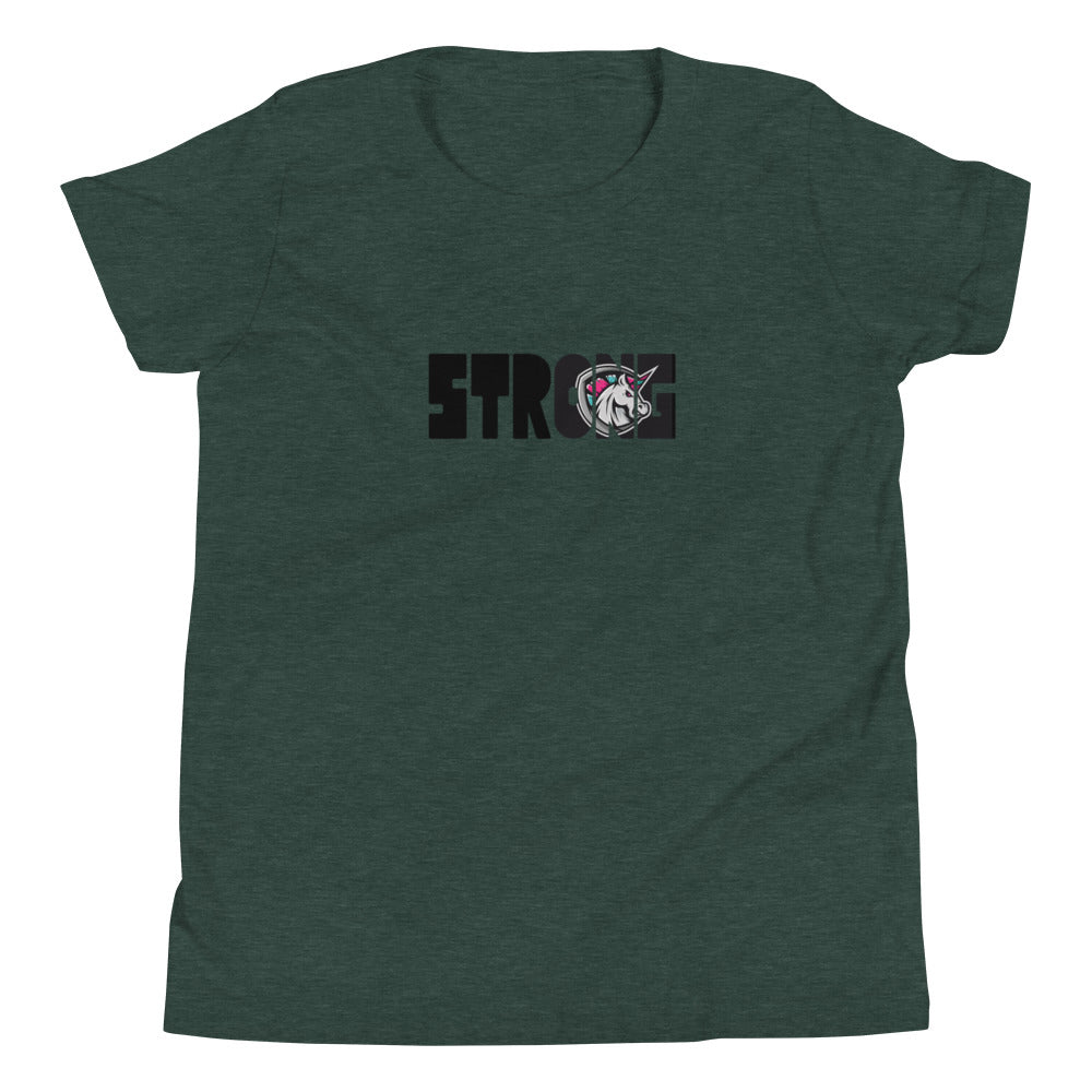 Youth Unicorn Strong Short Sleeve T-Shirt